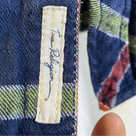 Women’s True Religion Plaid Work Button Up Blouse Or Shirt Western Style, Medium - Picture 2 of 7